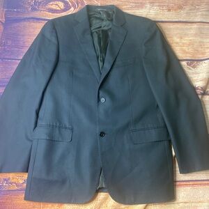 Massimo Abito Sartoriale Super 140 Wool Men’s Navy Blue Blazer Size 40L